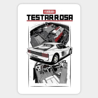 EDM - Classic Italian Testarrosa - CarCorner Magnet